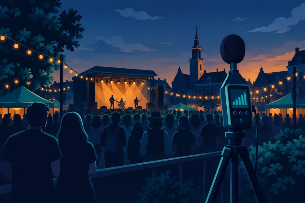 Zo voorkomt een festival sancties met meetdata