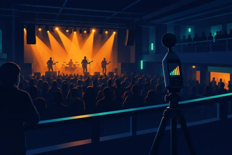 Geluidsgrens live bewaken tijdens festival