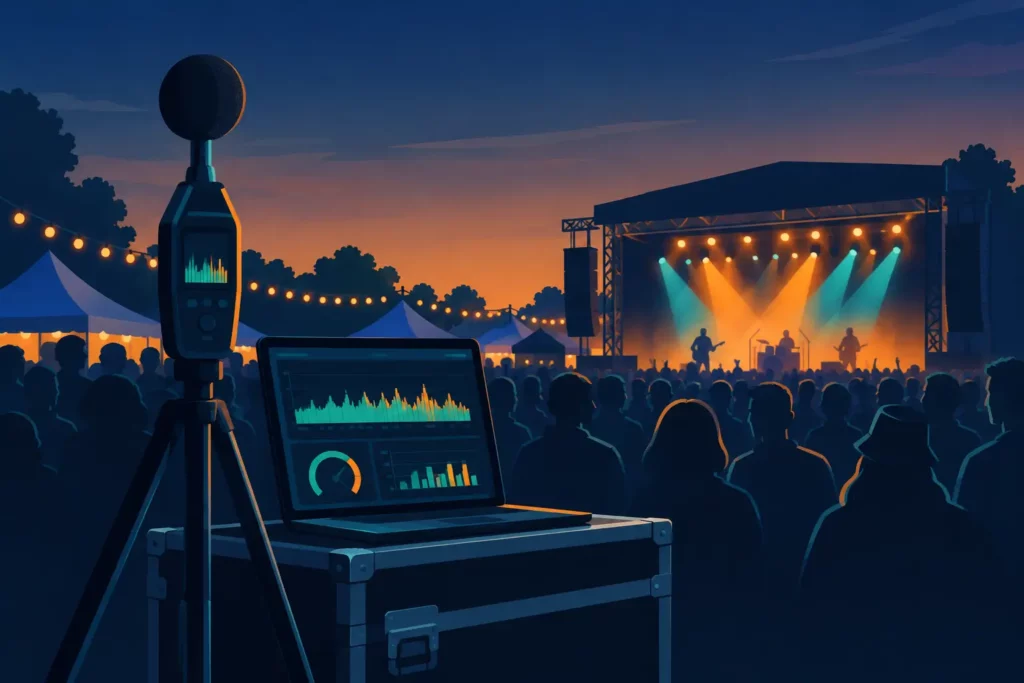 Omgevingsgeluid evenementen monitoren in realtime