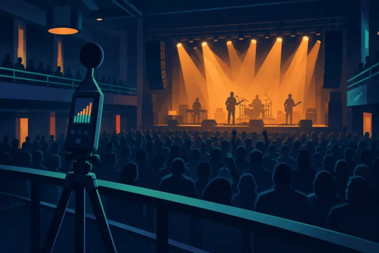 Piekgeluid concert meten zonder verrassingen